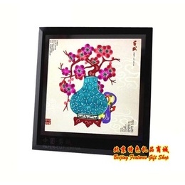 Peinture décorative chinoise découpée sur papier