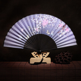 Country style retro female fan summer women's folding fan