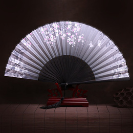 Country style retro female fan summer women's folding fan