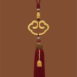 Alloy Ruyi Car Hanging Pendant