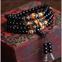Black Obsidian Five-Way Fortune God Bracelet