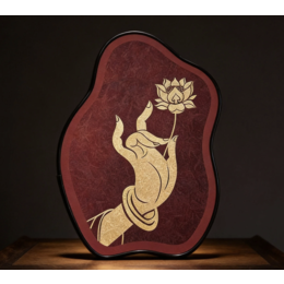 Buddha-hand Lotus Chinese Table Decorative Stand