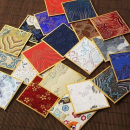 Song Brocade Xuan Paper Card, Thick Blank Hard Card (10x10)
