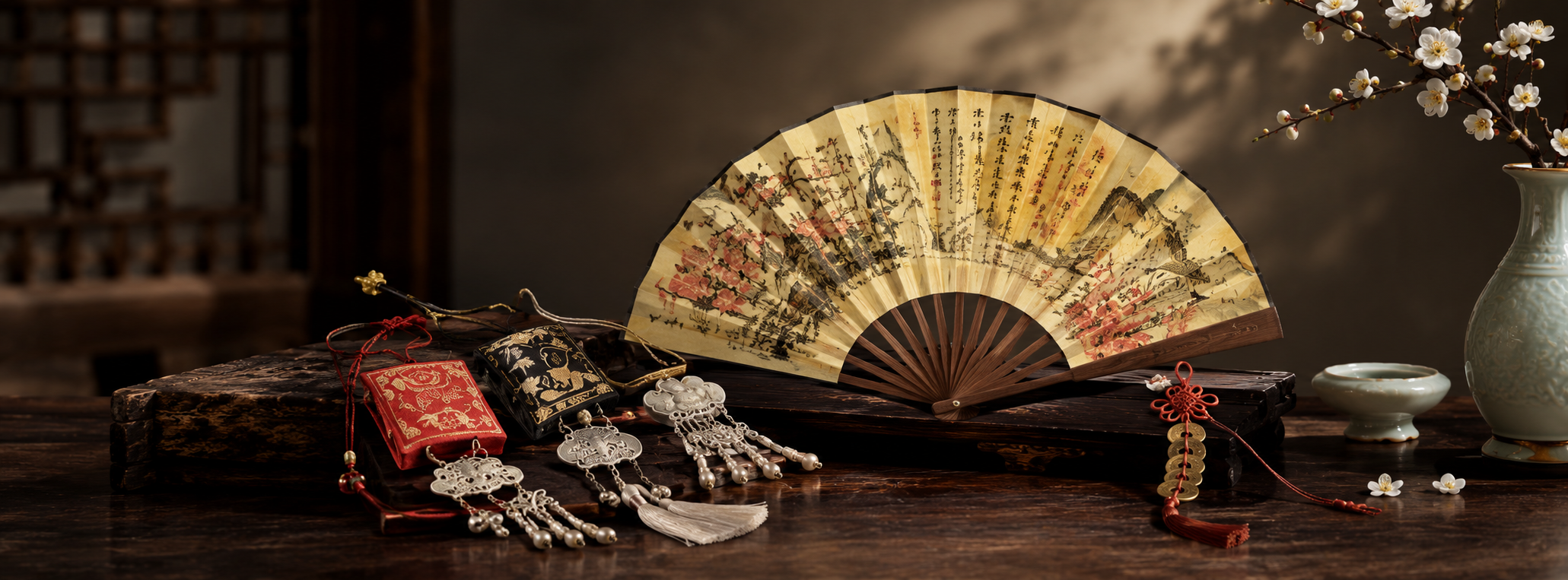 Elegant handmade Tranditional Chinese Style Hand Fans in Various Types 