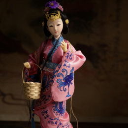 Beijing Silk Figurine (Four Beauties)